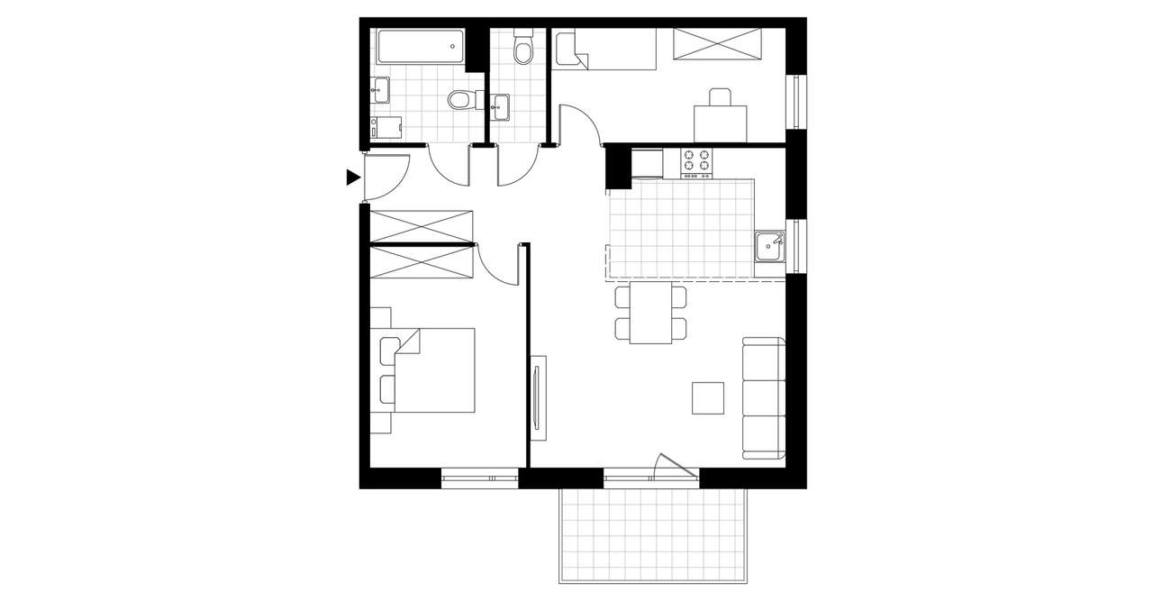 3-pokojowe mieszkanie 65m2 + balkon Bez Prowizji - Pełny obrazek: 2/20
