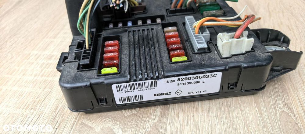 STEROWNIK KOMPUTER UPC WTYCZKI RENAULT SCENIC II 2 2005 1.6 8200306033C - 5