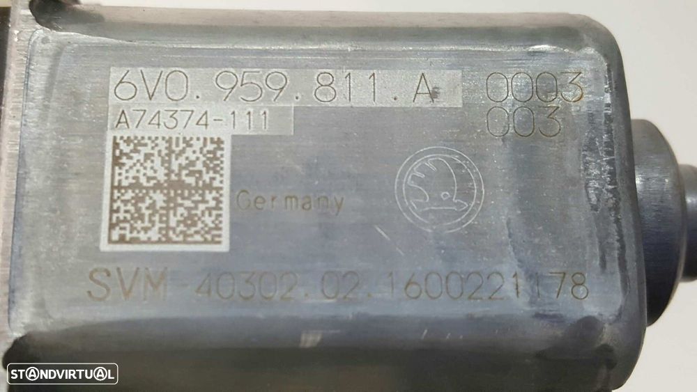 MOTOR ELEVADOR TRASEIRO ESQUERDO SKODA FABIA AMBITION - 4