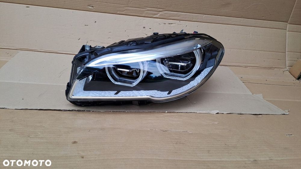 BMW 5 F10 LIFT LEWA LAMPA FULL LED ADAPTIVE 7460595 -01 UŻYWANA - 1
