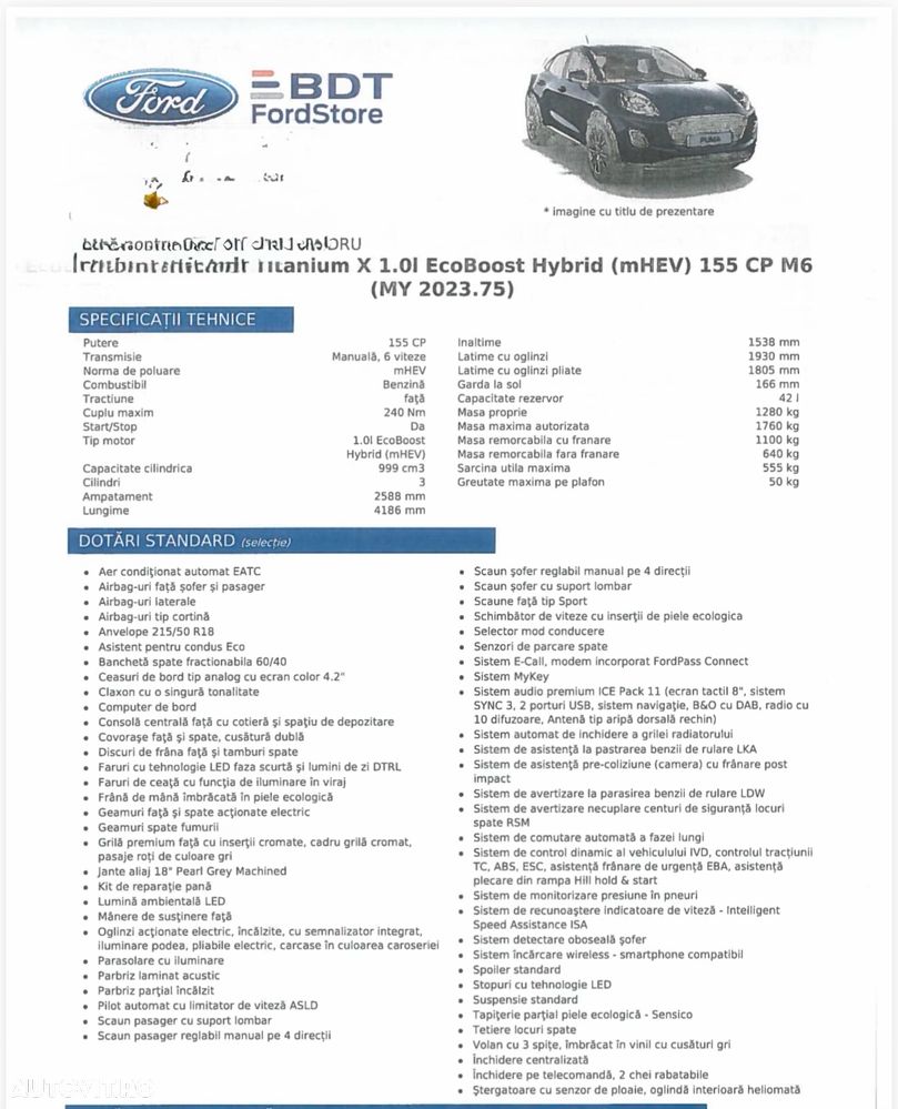 Ford Puma 1.0 EcoBoost MHEV Titanium X - 7