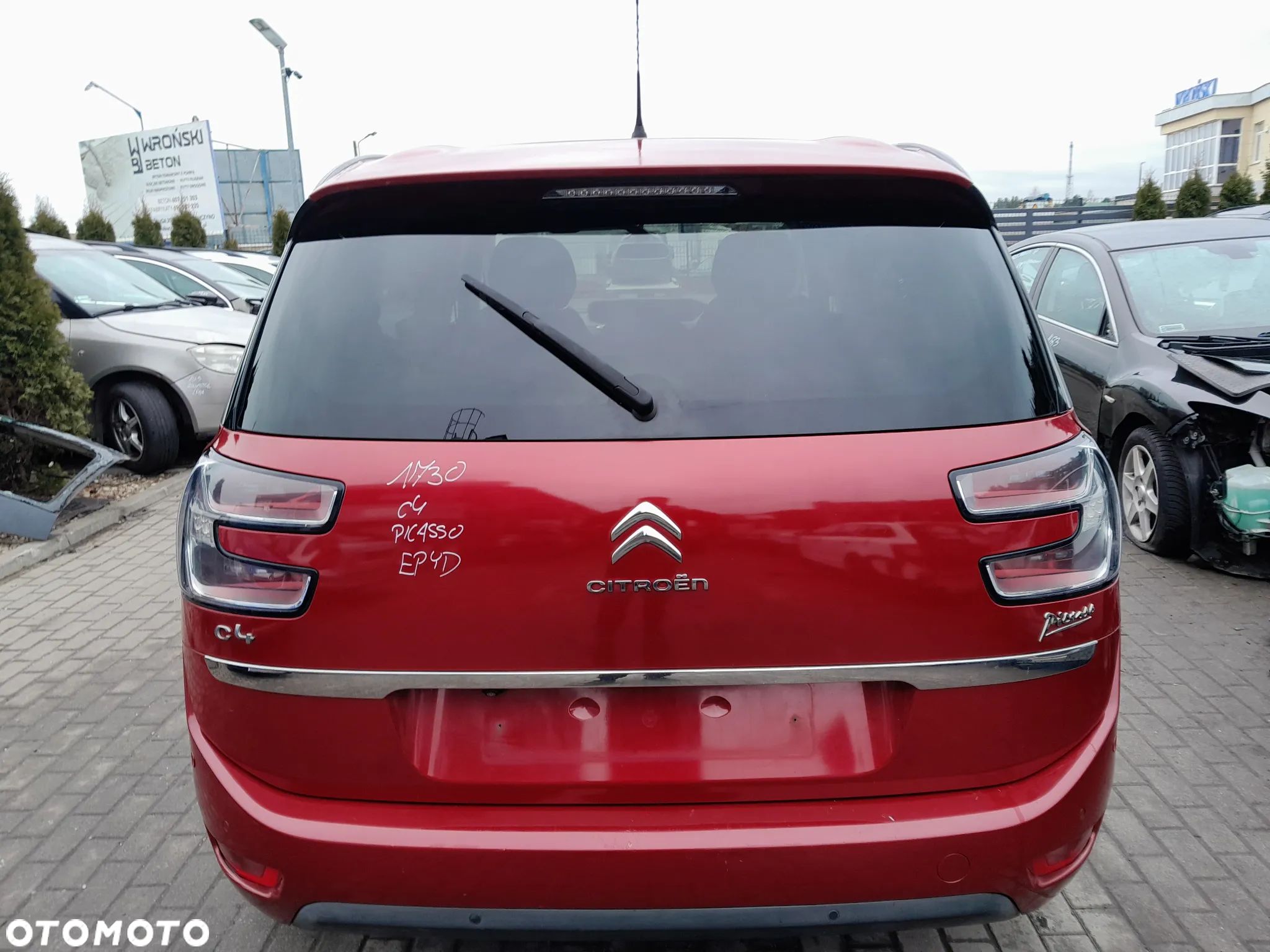 CITROEN C4 GRAND PICASSO II KLAPA BAGAŻNIKA TYLNA TYŁ KOLOR: EPYD - 1