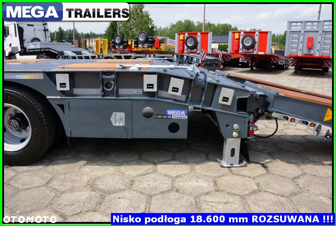 Mega Nisko-podwoziowa dł. 18,60 Mm, ROZSUWANA - KONTENERY 20, 30, 40 Ft !!! - 34
