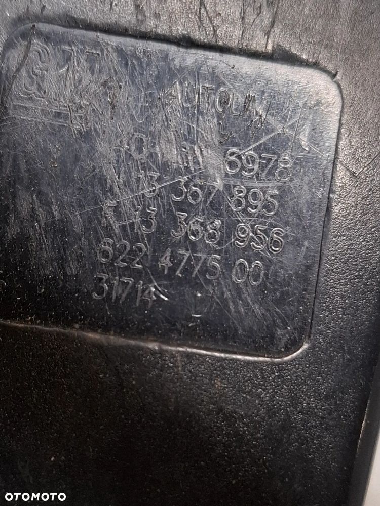 ZAPINKA ZAPIECIE PASA OPEL ASTRA J ZAFIRA C PRAWY PRZOD 13368956 SLASK WYSYLKA VAT - 2