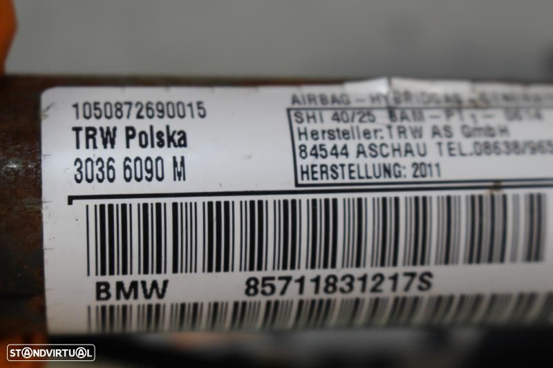 Airbags De Cortina Bmw 3 Coupé (E92)  7118311 / 30366089M / 7118312 / - 6