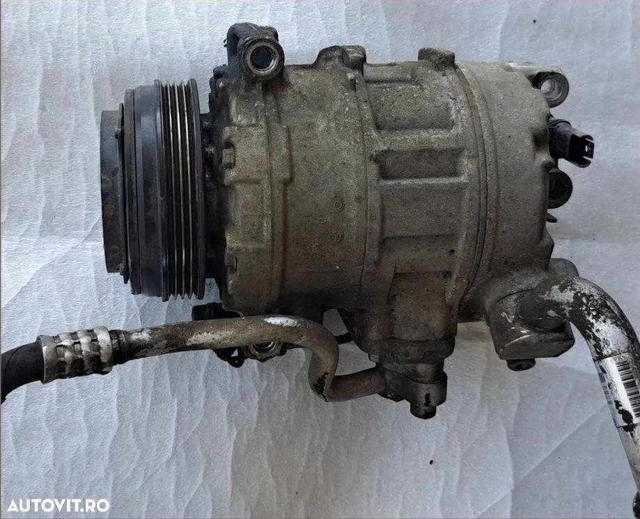 Compresor clima ac climatronic aer conditionat climatizare RP cu ambreiaj magnetic Denso bmw M5 M6 F07 F10 F11 F06 F12 F13 F01 F02 F15 F85 F16 F86 - 3