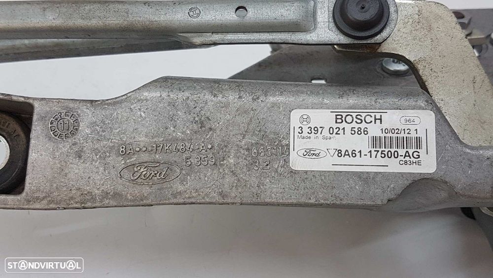 MOTOR LIMPA-VIDROS FRONTAL FORD FIESTA (CB1) TITANIUM - 2