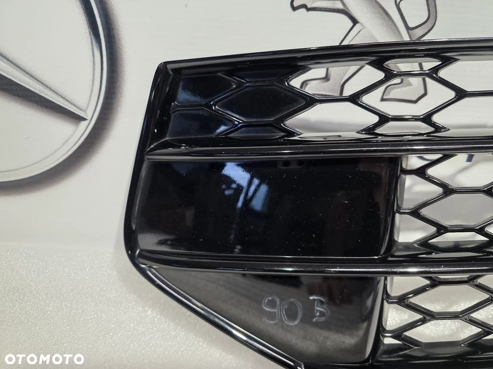 AUDI Q7 4L0 LIFT 09-15 S-LINE V12 W12 LEWA / PRAWA KRATKA BOCZNA ZDERZAKA PRZEDNIEGO PRZÓD NR 4L0807676B / 4L0807675B NR AUKCJI KB90 - 13