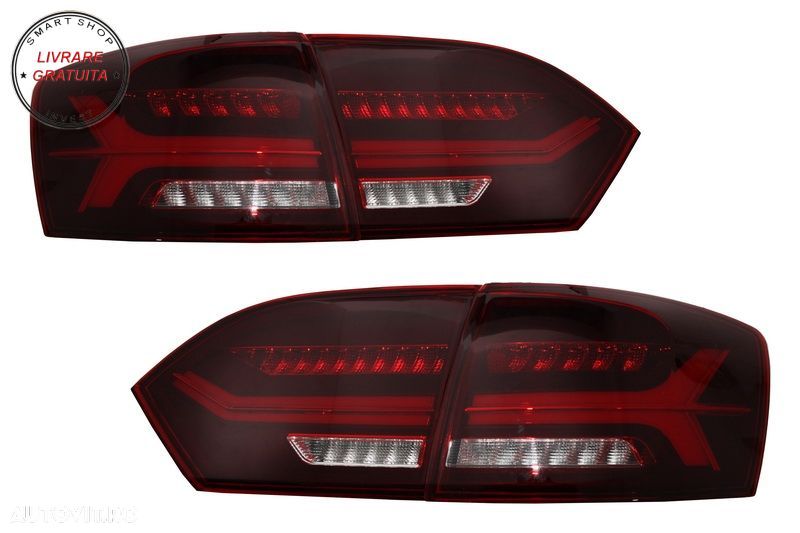 Stopuri LED VW Jetta Mk6 VI 6 (2012-2014) Semnal Secvential Dinamic- livrare gratuita - 1