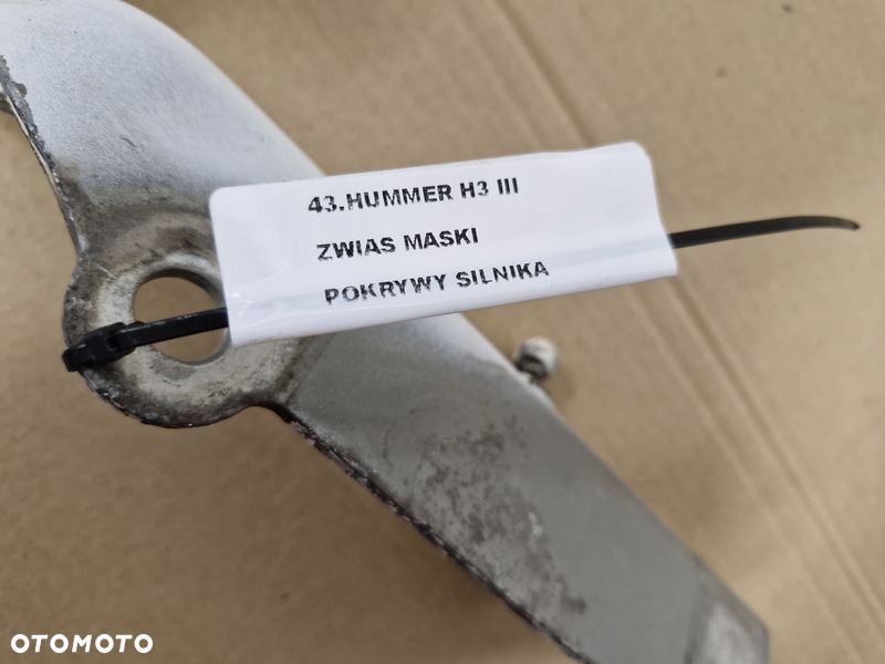 hummer h3 3 iii zawias maski pokrywy silnika lewy 15290842 - 4