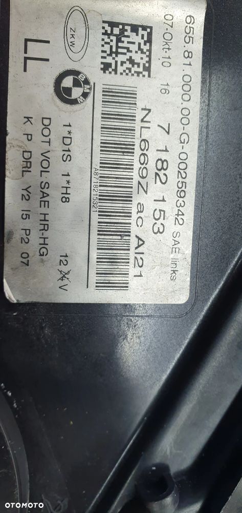 LAMPA LEWA XENON DYNAMIC BMW 7 F01 F02 USA - 11