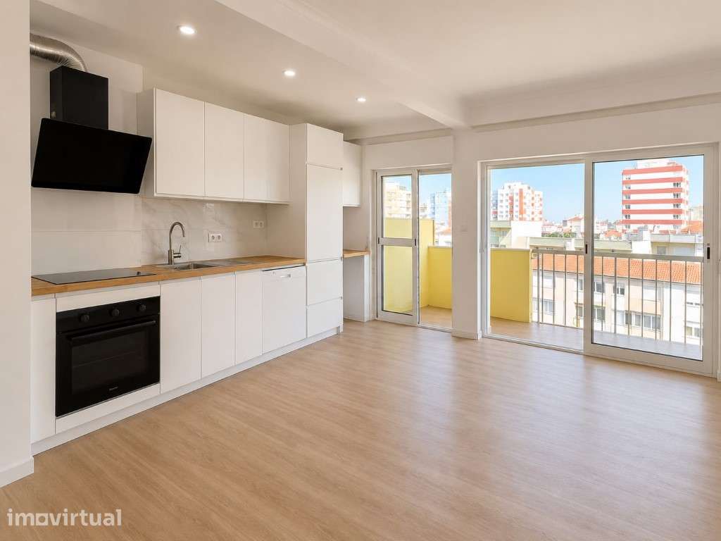 T3 TOTALMENTE RENOVADO | SUÍTE + OPEN SPACE + VARANDAS | 6.º ANDAR ... - Grande imagem: 2/20