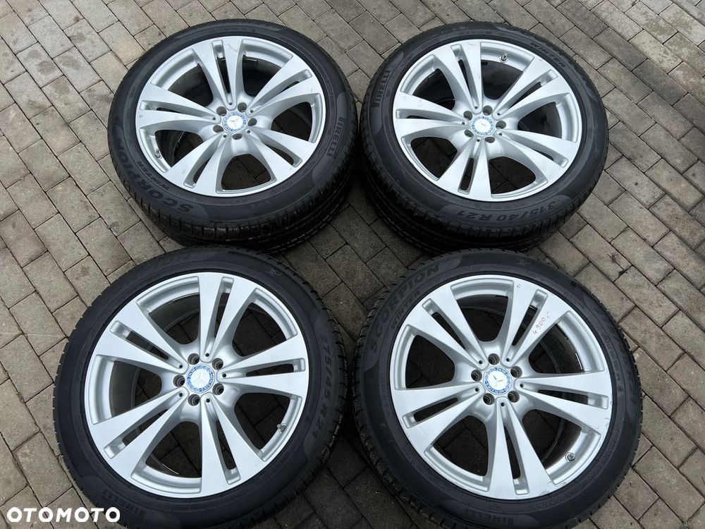 Komplet Alufelgi Koła do Mercedes GLE Coupe 275/45 R21 315/40 R21 DWIE SZEROKOŚCI! 10J 11J ET52 ET38 - 1