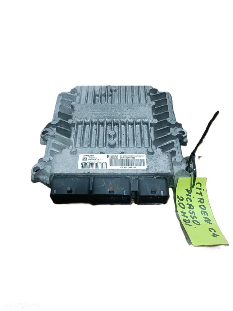 CITROEN C4 PICASSO I 06-13 2,0 HDI komputer sterownik silnika 5WS40615C-T * - 1