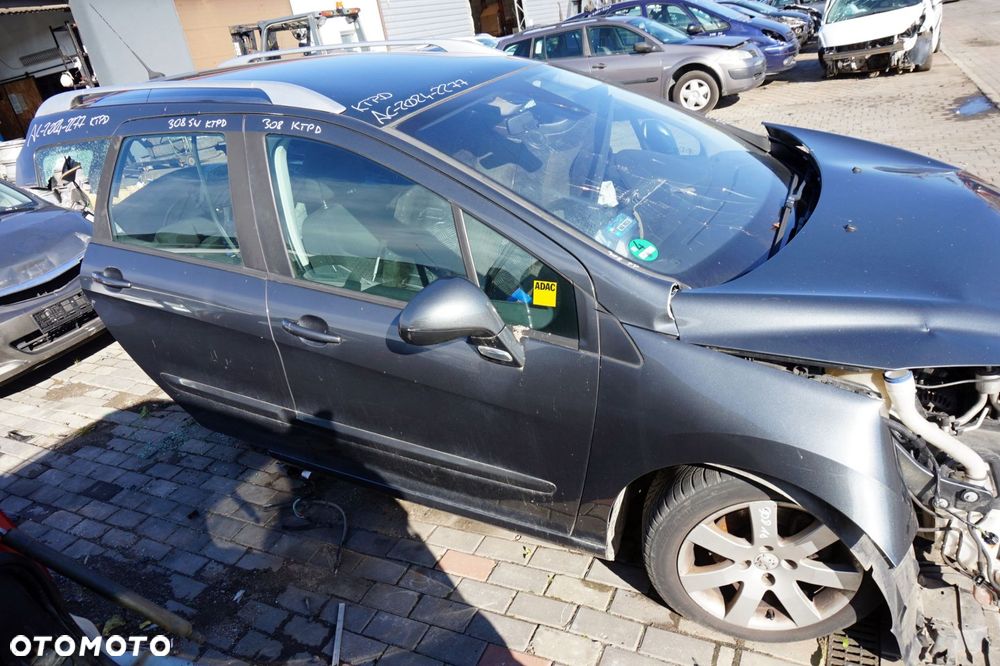 PEUGEOT 308 I T7 SW KOMBI 2008 KTPD 1.6 HDI DV6TED4 109KM 20EA01 SZARY na części - 7