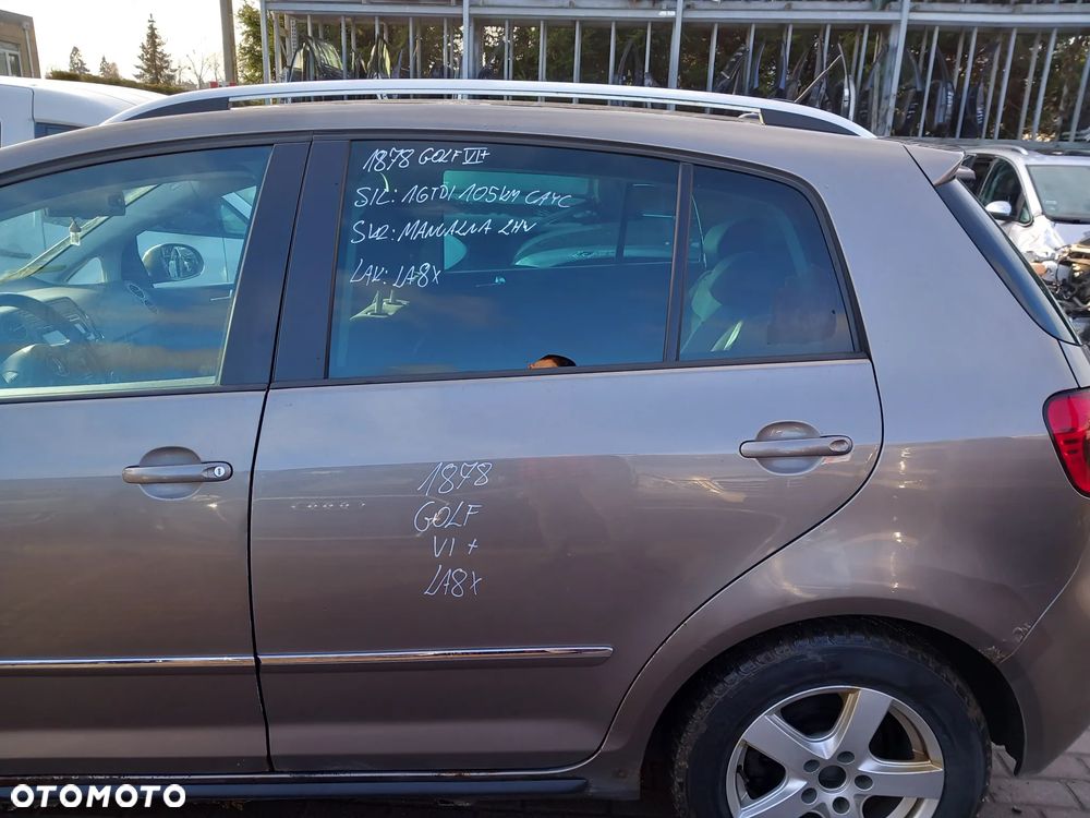 VW GOLF VI PLUS DRZWI LEWE TYLNE LEWY TYŁ KOLOR: LA8X - 1