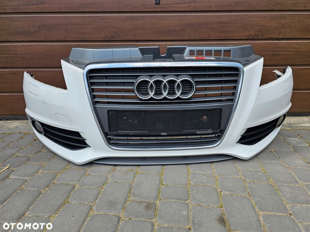 Audi A3/8p lift s-line sline xenon zderzak przedni przód kompletny - 1