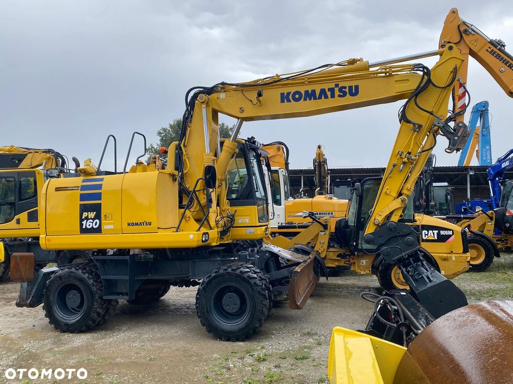 Komatsu PW160-10, 2017 ROK, PODPORY + PŁUG, DŁUŻSZY ZASIĘG,