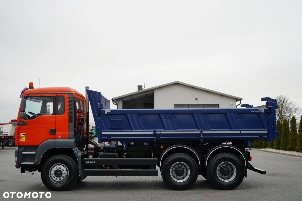 MAN TGA 33.350 / 6x4 / WYWROTKA / HYDROBURTA / MEILLER KIPPER / BORDMATIC / MANUAL / SPROWADZONY - 14