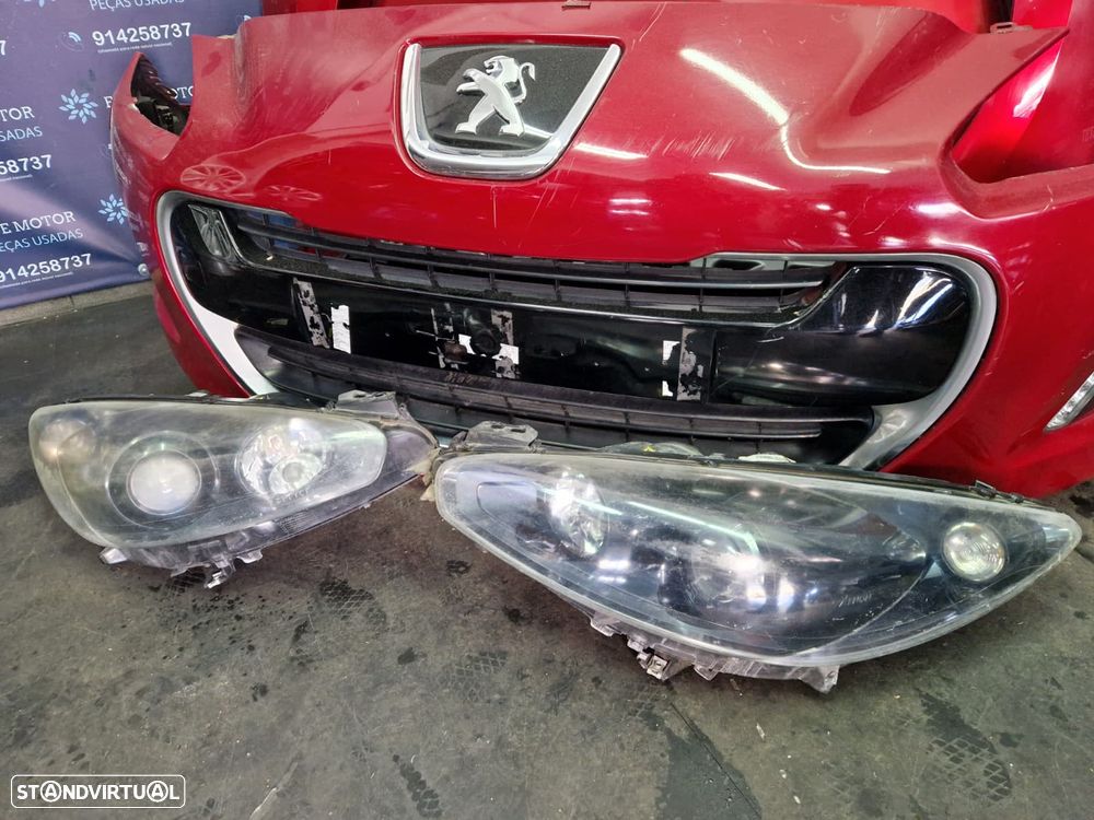 Frente completa usada PEUGEOT 308 1.6 HDI Phase II 2011 XENON capot parachoques oticas guardalamas - 4