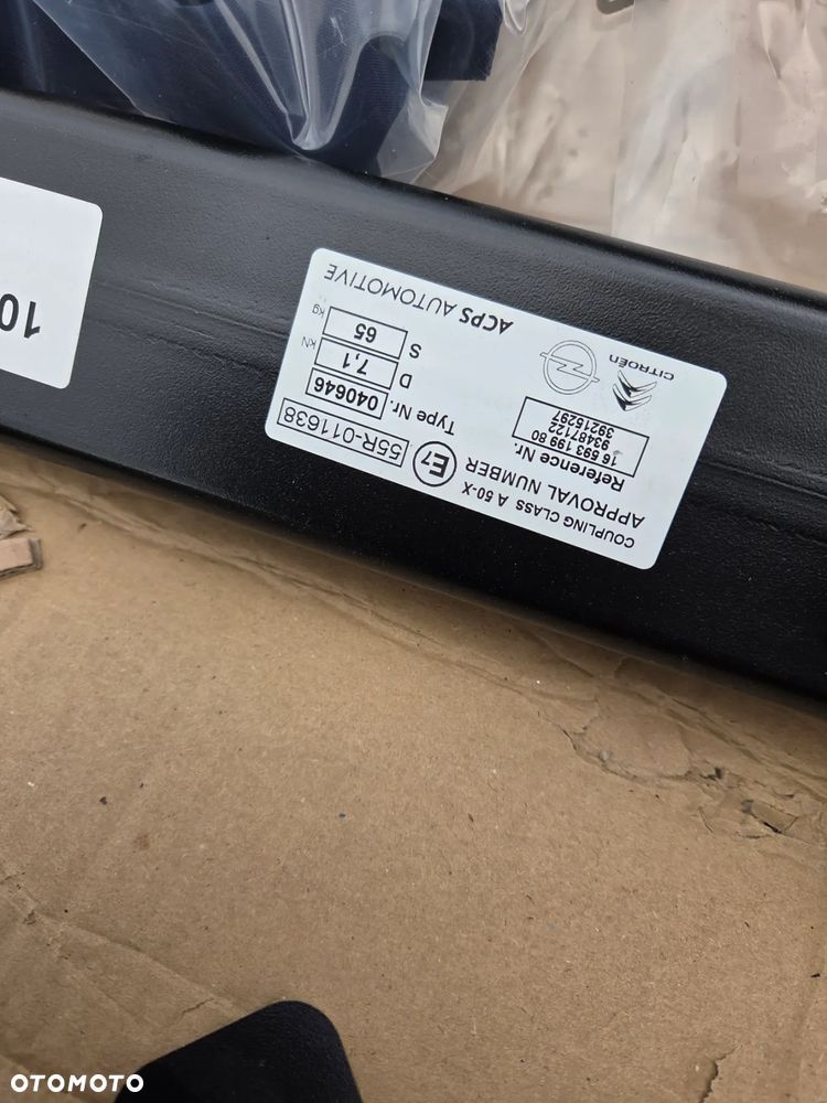 Hak holowniczy Opel Crossland X Citroen C3 Aircross Moduł wiązka kompletny Hak 39215299 1659319980 93487122 39215297 1685548380 - 8