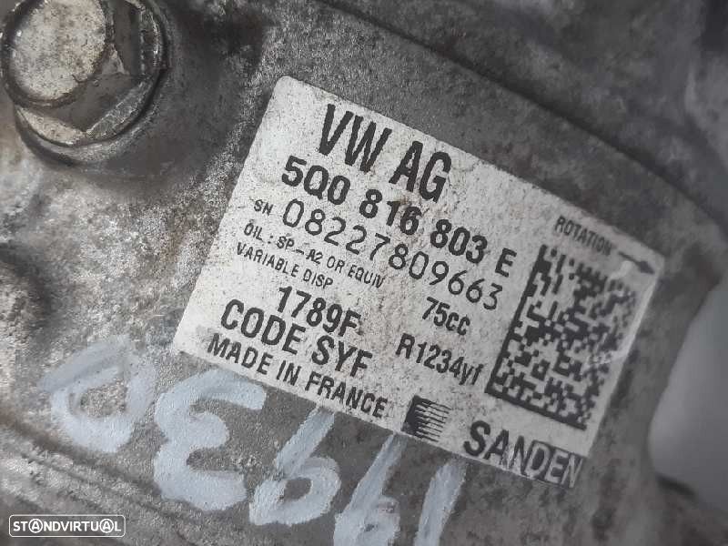 COMPRESSOR AR CONDICIONADO VOLKSWAGEN POLO 2016 -5Q0816803E - 2
