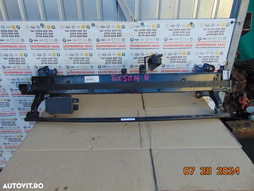 Trager Hyundai Tucson 2015-2021 trager complet radiatoare armatura senzor pietoni 1.6 benzina manual ventilator - 2