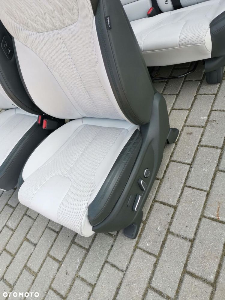 HYUNDAI SANTA FE IV LIFT KOMPLET FOTELI SKORA FOTELE KANAPA BOCZKI 7 OSÓB - 9