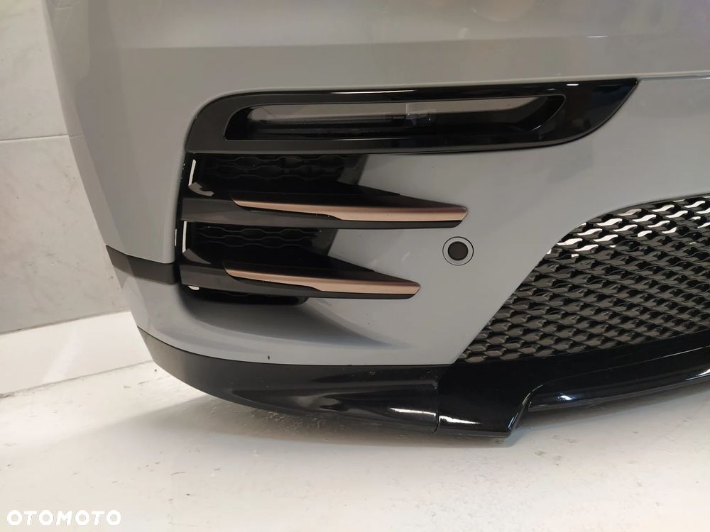 RANGE ROVER VELAR L560 R-DYNAMIC ZDERZAK PRZÓD PRZEDNI 4XPDC SPRYSKIWACZE PŁYTA GRILL KAMERA HALOGENY KOMPLETNY ORYGINAŁ - 8
