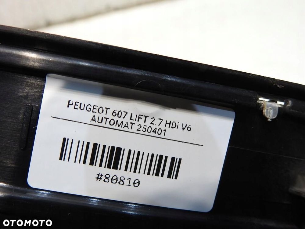LISTWA NAKŁADKA PROGU LEWY TYŁ PEUGEOT 607 9629149477 - 4