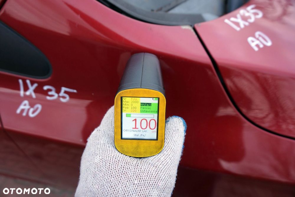 MASKA ZDERZAK BŁOTNIKI LAMPY IX35 I AA1 A0  HYUNDAI 2009-2015 CZERWONY (INFRA RED) PRZÓD KOMPLETNY - 30