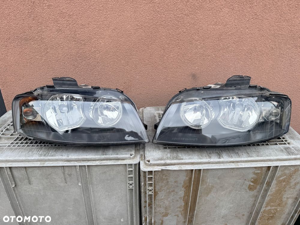 Lampa przednia AUDI A3 8P ZWYKŁE KOMPLET EUROPA ORYGINALNE AL - 1