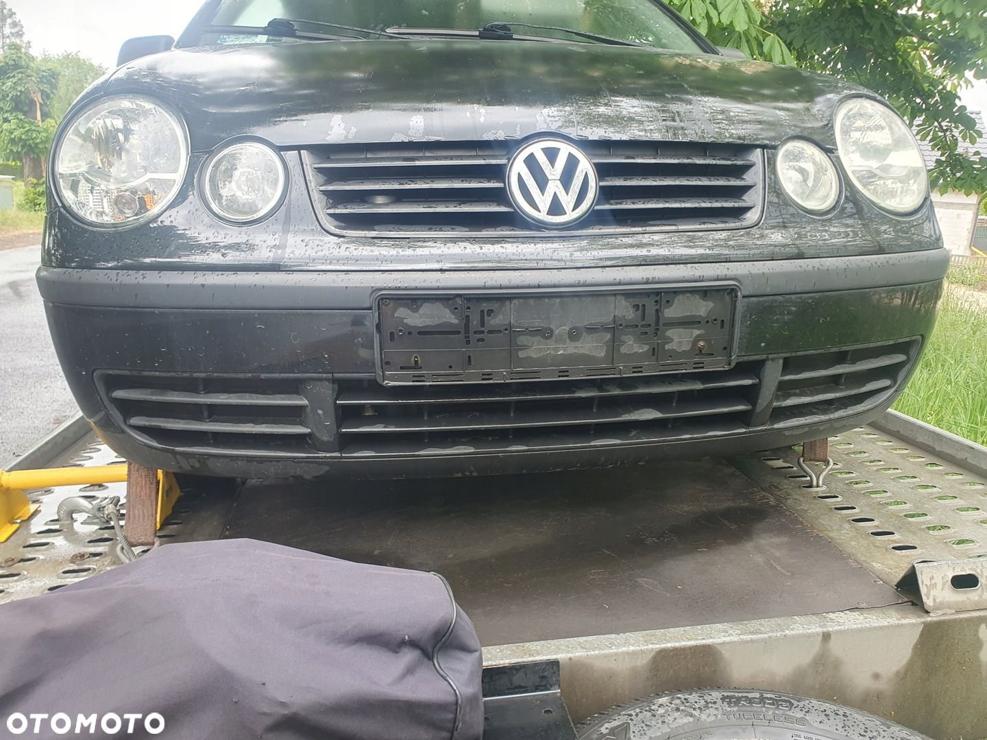 drzwi lewe przód przednie VW volkswagen POLO 9N 03r 3D kod L041 korba - 8