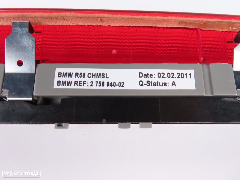 Farolim Terceira Luz Stop Usado / Original MINI MINI Coupe (R58) 63252758940 - 4