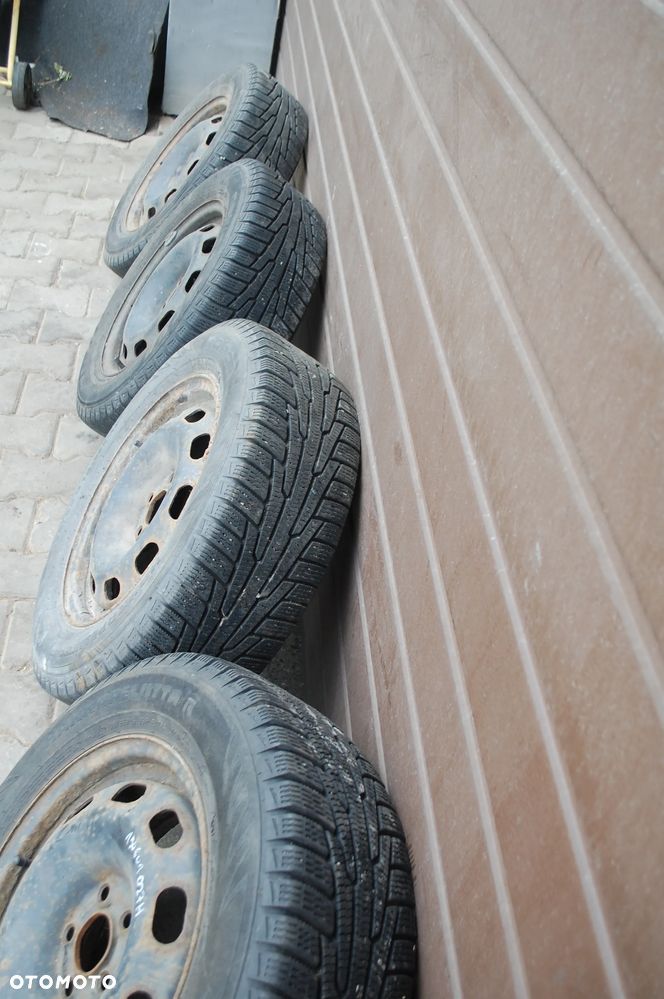 FELGI STALOWE + OPONY ZIMOWE 1J0601027H 195/65R15 ET38 6J NOKIAN DĘBICA VW GOLF IV NEW BEETLE SKODA SEAT AUDI 1J0601027Q - 7