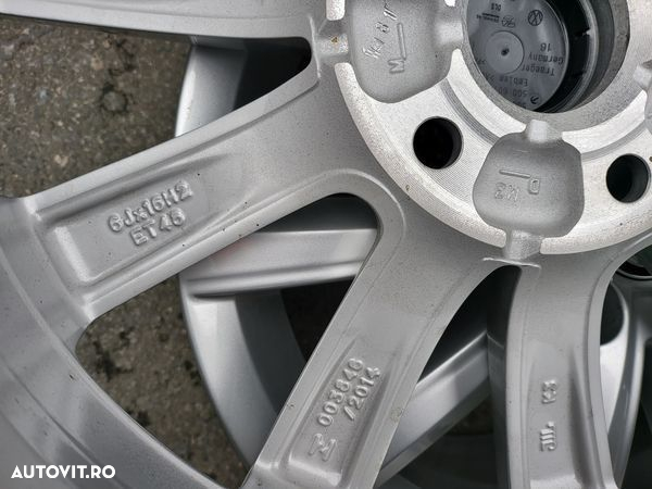 Jante 16'' Vw Folksvagen Volkswagen 4piese Original - 6