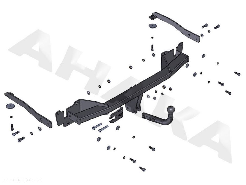 Hak Holowniczy Odkręcany Do Fiat Doblo, Doblo Maxi Od 2015 - 3