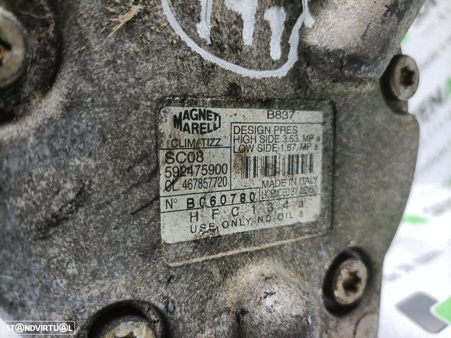 Compressor Ar Condicionado Fiat Punto (188_) - 4