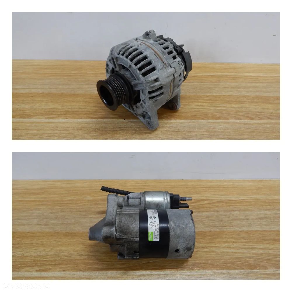 Rozrusznik Alternator 1.6 1.4 16V Dacia Sandero duster Logan Clio scenic megane 08-16 Łuków części - 1