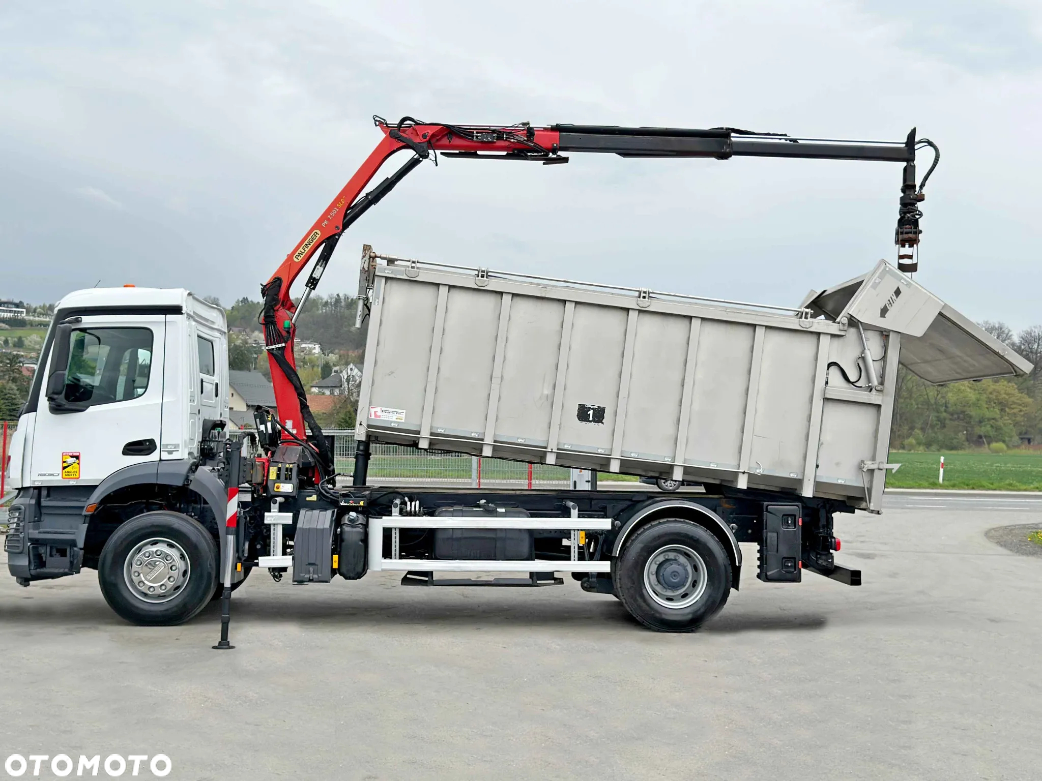 Mercedes-Benz AROCS 1830 * WYWROTA 5,00 * PK 7.501 SLD A + PILOT - 5
