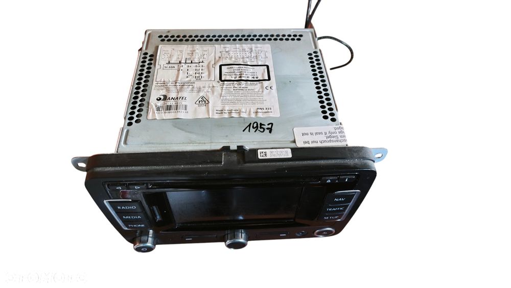 VW PASSAT B7 GOLF VI RADIO RADIOODTWARZACZ NAWIGACJA 3C8035279 - 2