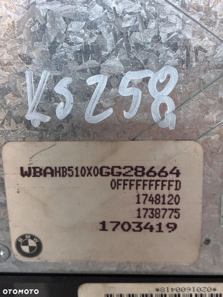 BMW KOMPUTER  STEROWNIK  SILNIKA ECU 17387759 SIEMENS 5WK9 002 - 3