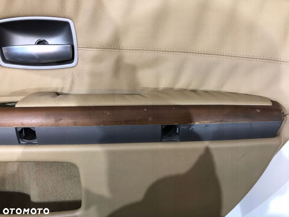 bmw 7 e65 boczek tapicerka drzwi prawy tył tylny - 4