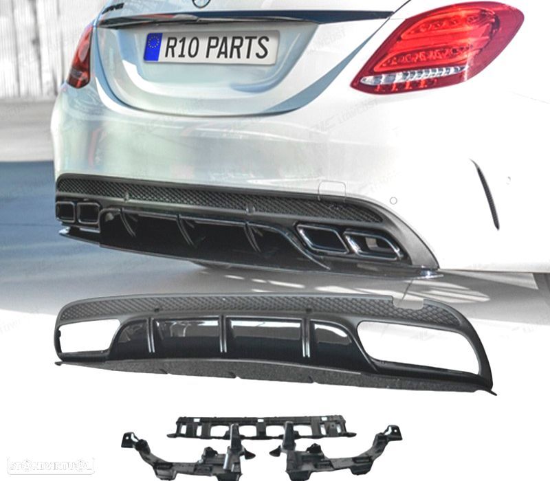 DIFUSOR MERCEDES CLASE C W205 15-21 LOOK C63 EDITION 1 - 1