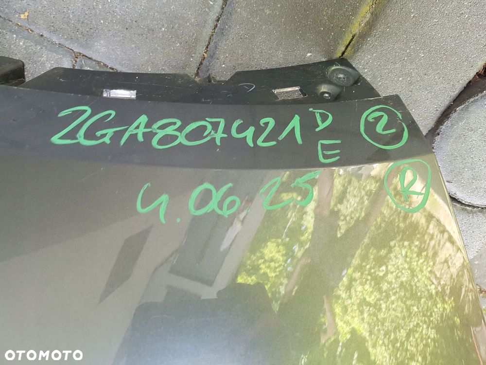vw t-roc zderzak tył spoiler 2ga807421d 2ga807421e - 7