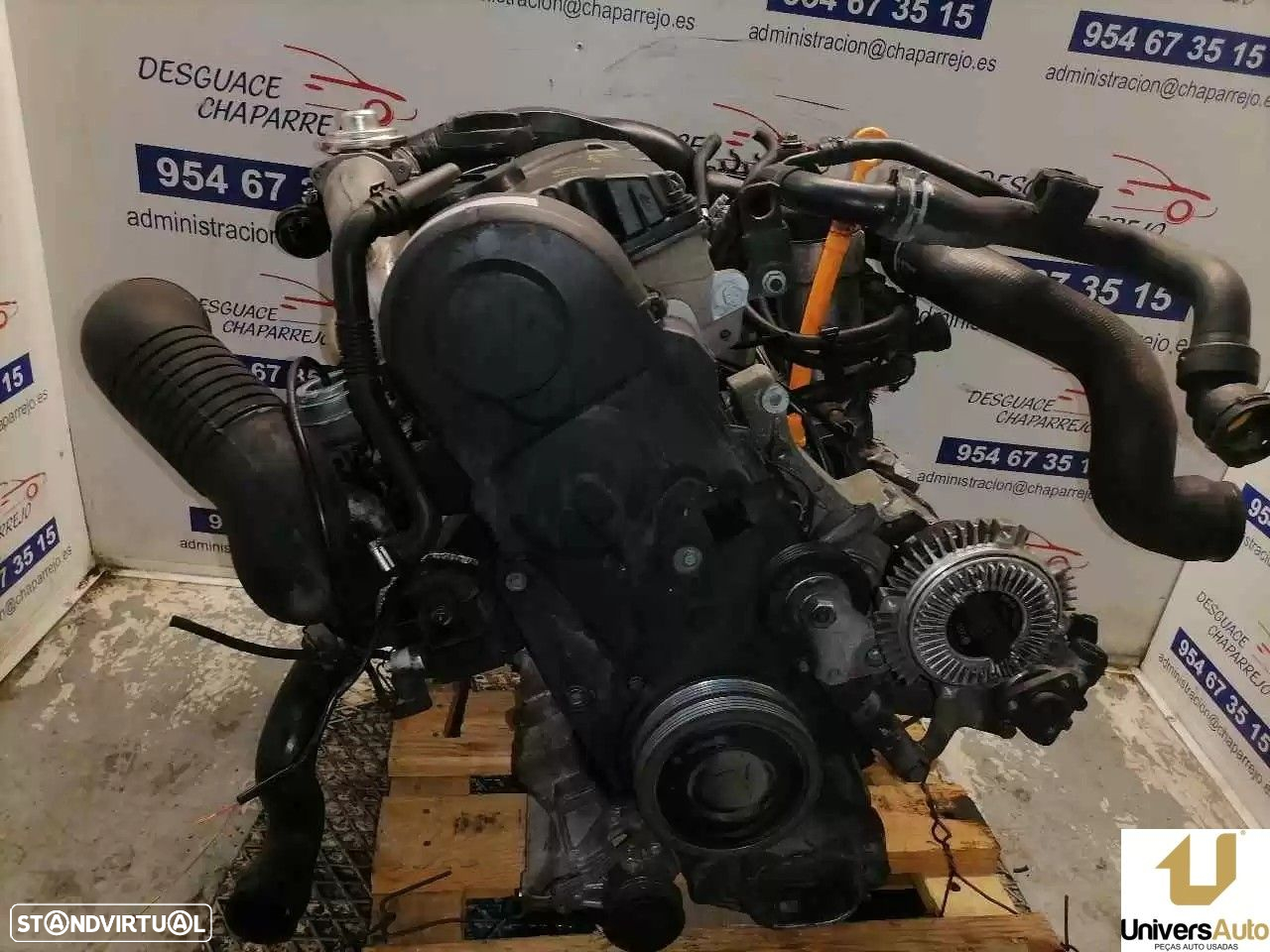 MOTOR COMPLETO AUDI A4 2002 -AWX - 2