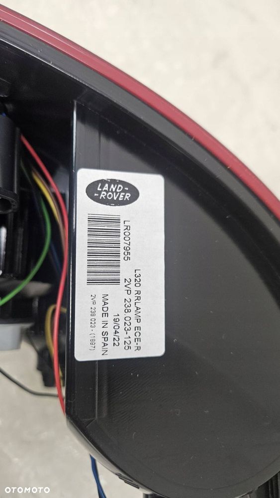 lampa tył tylna prawa range rover sport i l32o lr007955 nowa oryginał - 9