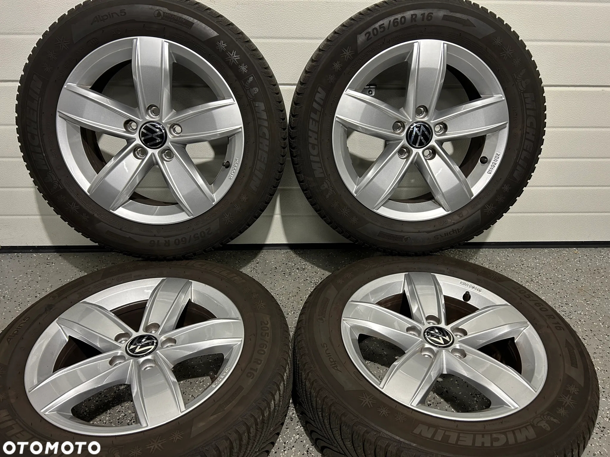 Oryginalne KOŁA FELGI 16 VW T-ROC Audi Q2 KAROQ OCTAVIA IV 205/60R16 2023r 8mm jak NOWE - 4