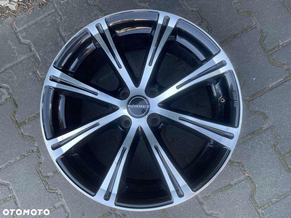 Felga Borbet X8 75740 7,5 x 17 ET 40 4 x 100 czarny polerowany KBA 47006 - 3