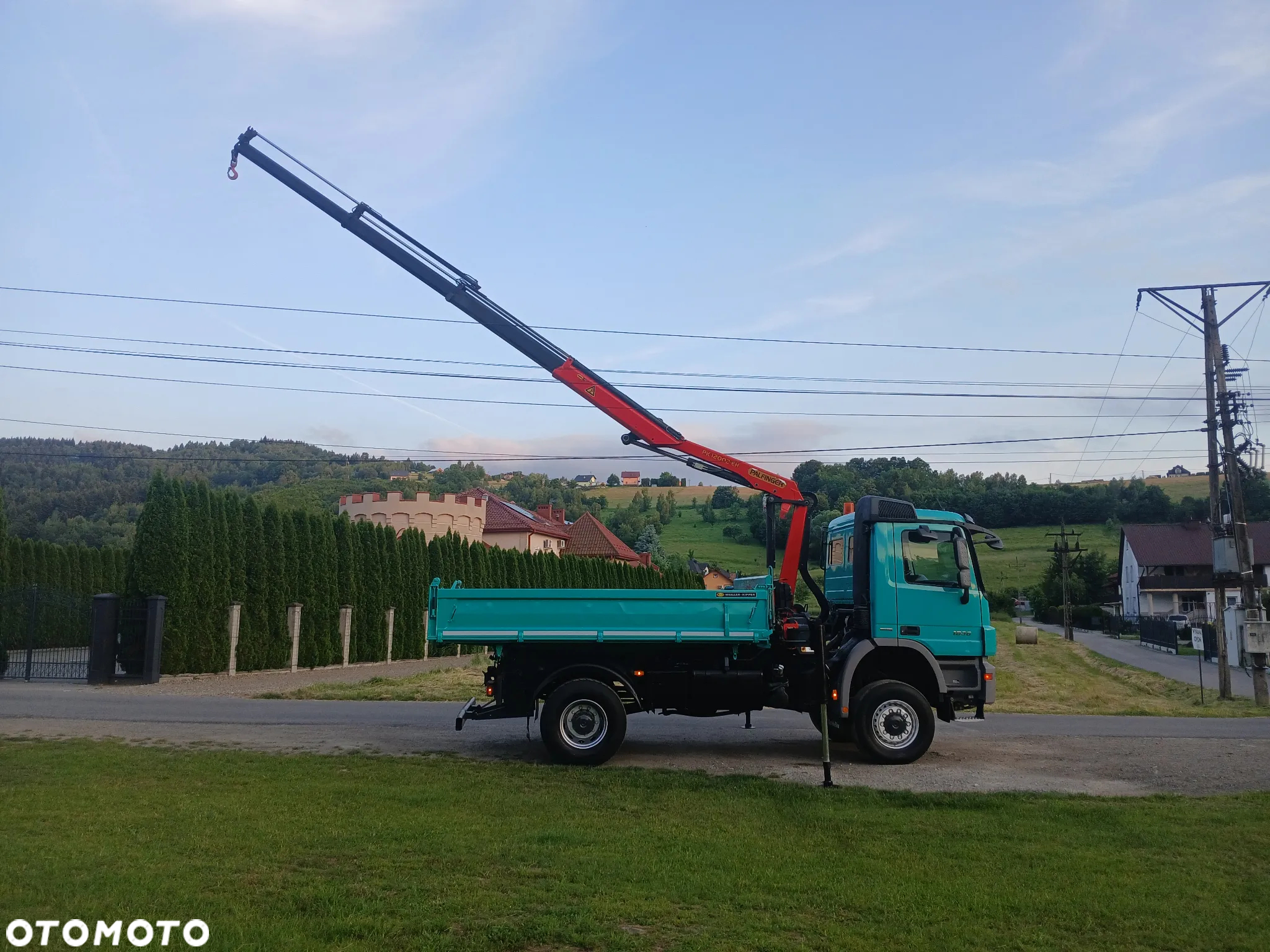 Mercedes-Benz ACTROS 360 KM LIFT 4x4 Duży HDS Palfinger RADIO Meiller PERFEKCYJNY ! - 11